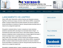 Tablet Screenshot of hsunifrio.com.br